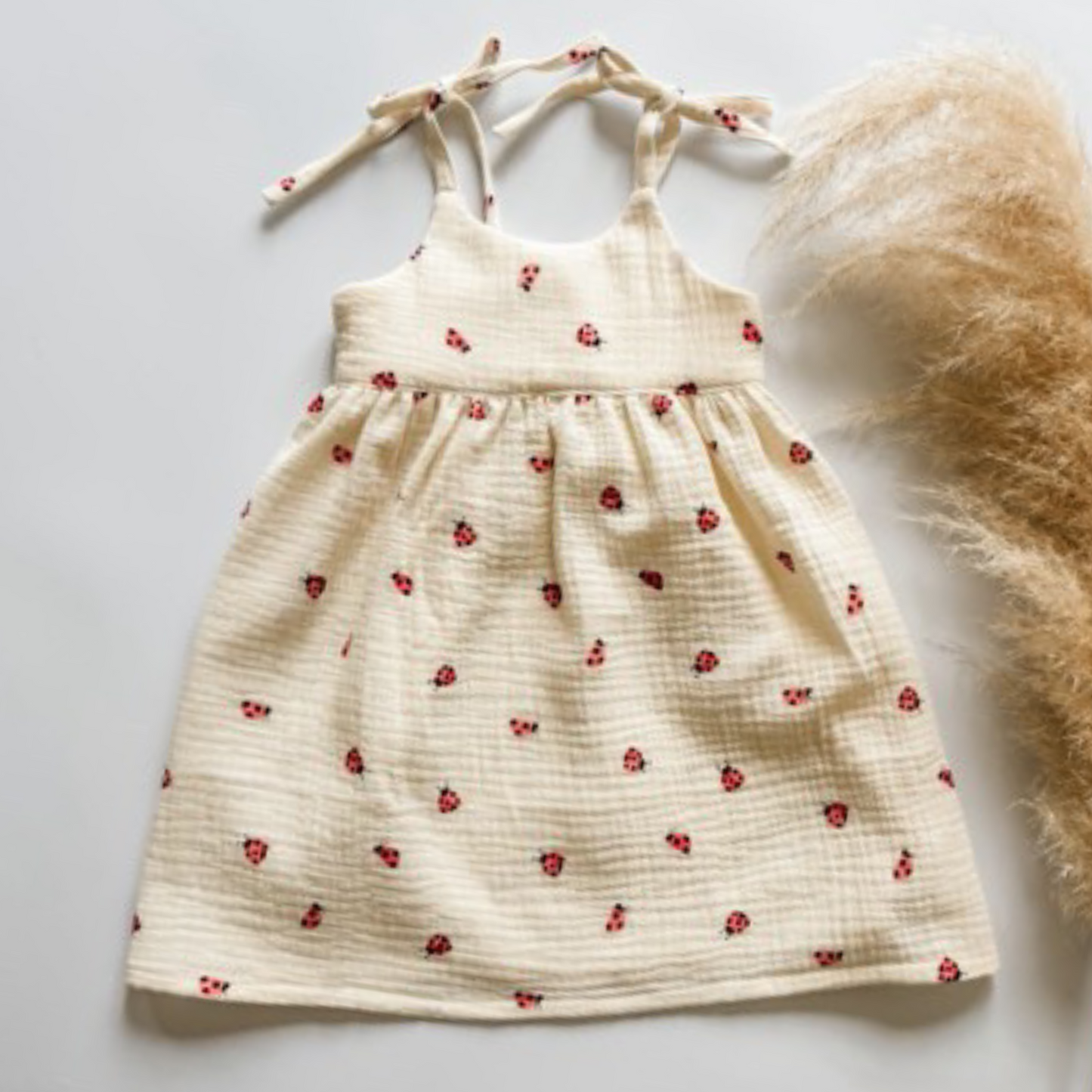 Elsie Dress — Girls Tie Strap Sundress Sewing Pattern (PDF)
