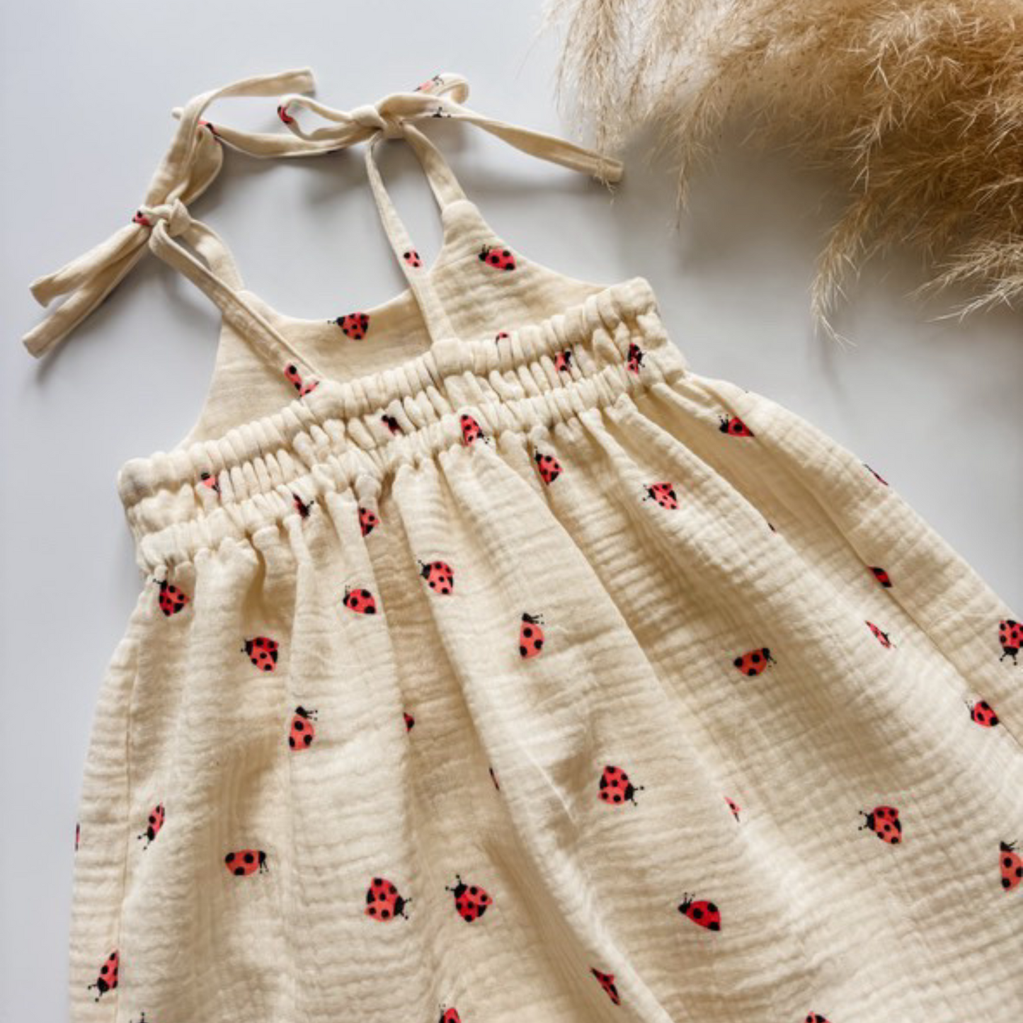Elsie Dress — Girls Tie Strap Sundress Sewing Pattern (PDF)