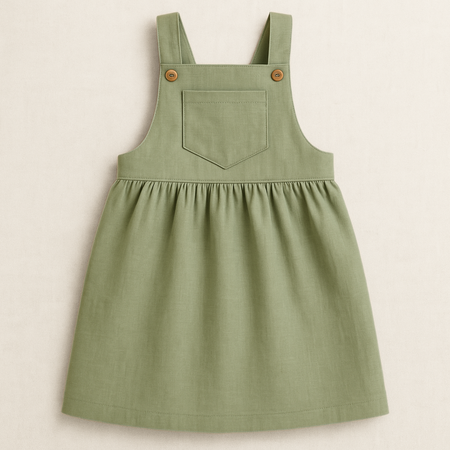 Adeline Overalls Dress – Baby & Toddler PDF Sewing Pattern (Beginner Friendly)