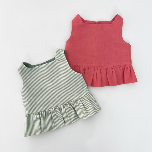 Valerie Square Neck Baby & Toddler Top PDF Sewing Pattern