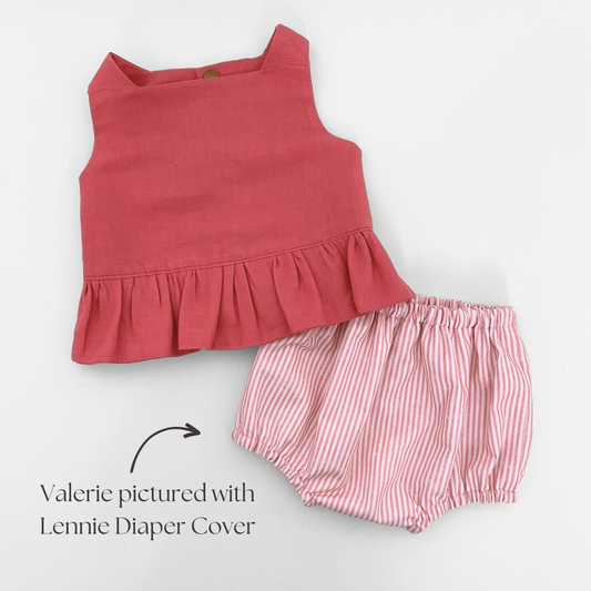 Valerie Square Neck Baby & Toddler Top PDF Sewing Pattern