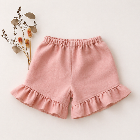 Cora Ruffle Hem Shorts — PDF Sewing Pattern