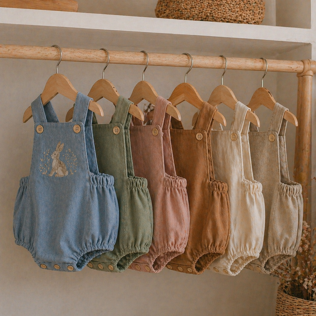 Remi Romper – Baby Boy PDF Sewing Pattern