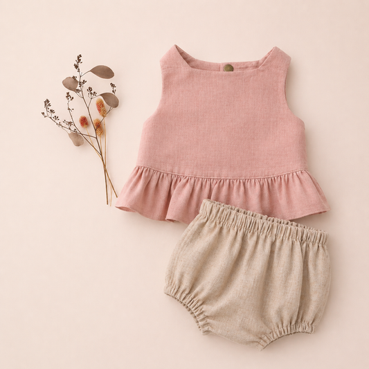 Valerie Square Neck Baby & Toddler Top PDF Sewing Pattern