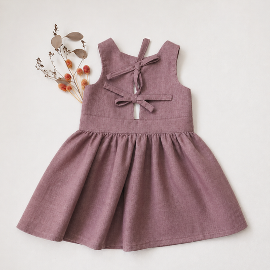 Celeste Tie Back Dress Sewing Pattern (PDF) – Square Neck Dress Pattern